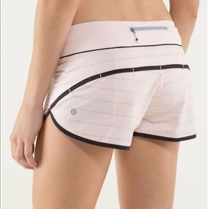 Lululemon Speed Short Slalom Stripe / Pretty Pink